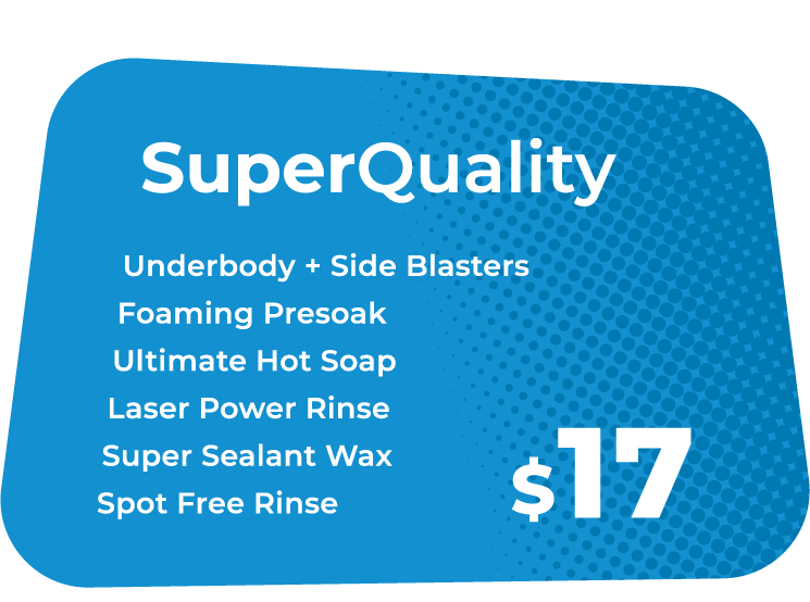 Superwash SuperQuality Wash Menu